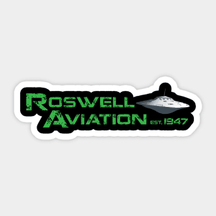 Roswell Aviation Sticker